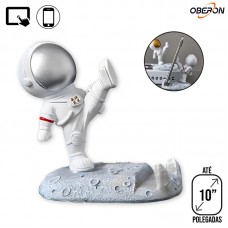 Suporte Celular Astronauta OR-SP05 Oberon - Prata